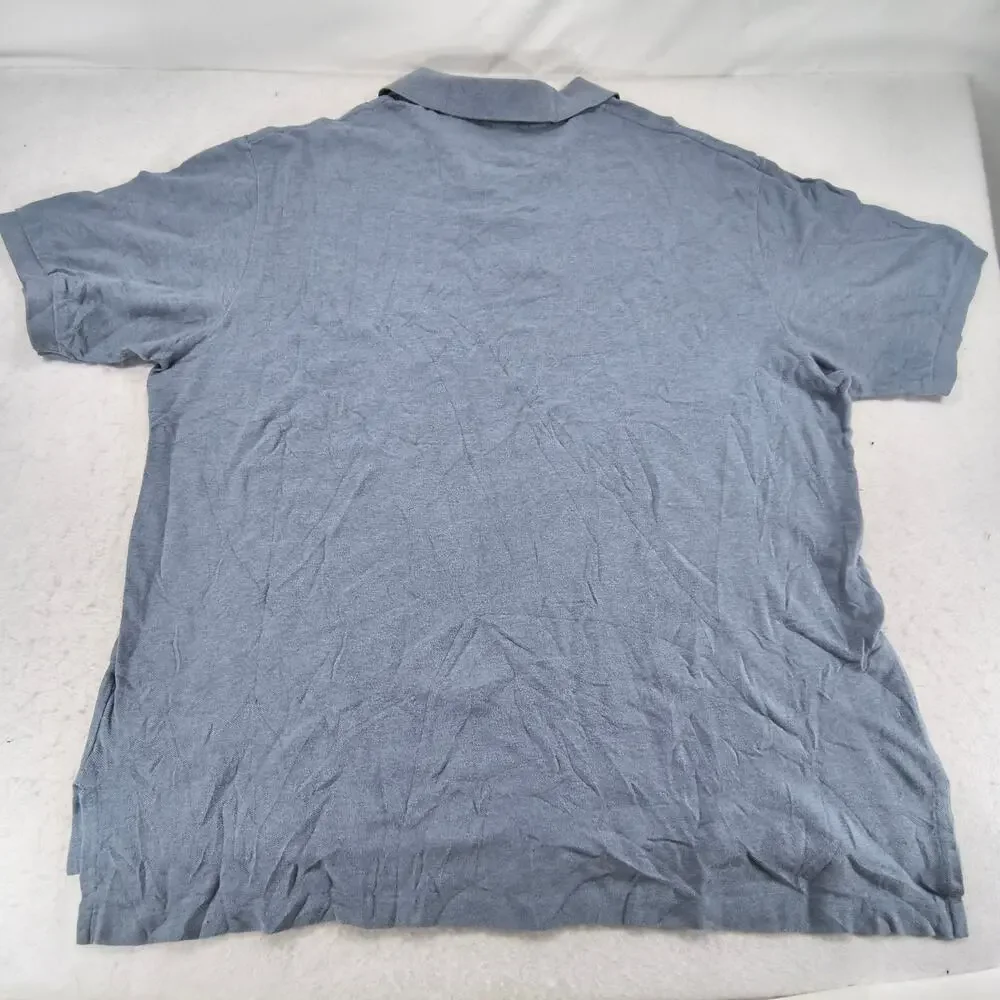 Polo by Ralph Lauren Short Sleeve Collared Polo Shirt Mens Size 2XLT Blue White